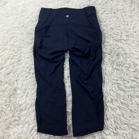 Lululemon Lean In Crop (17") Midnight Navy - Picture 6 of 7